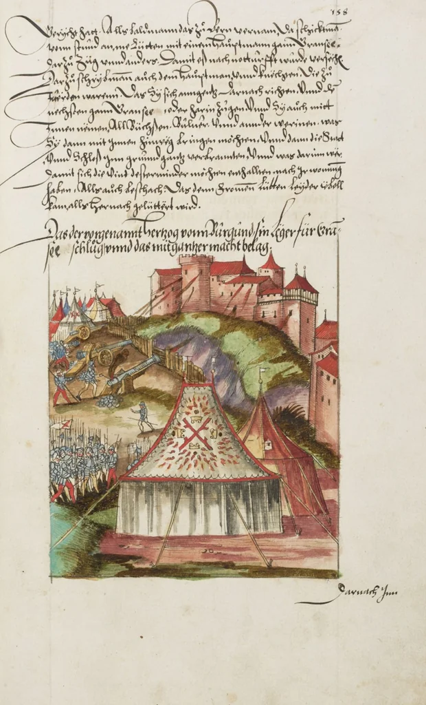 An illustration from Silbereisen: Chronicon Helvetiae, Part II, 1572, leaf 323