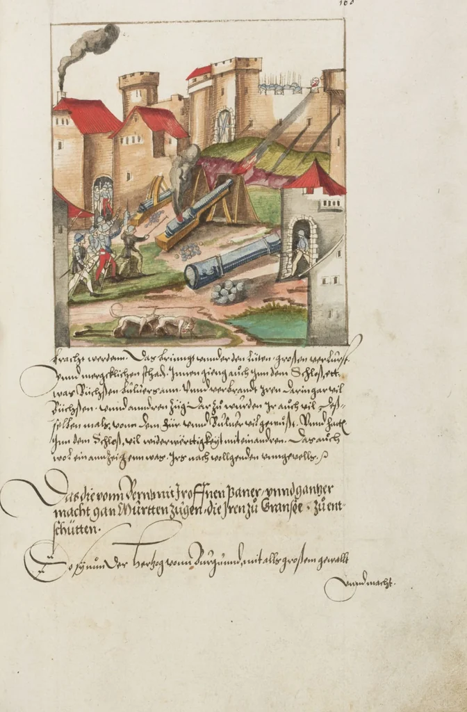 An illustration from Silbereisen: Chronicon Helvetiae, Part II, 1572, leaf 327