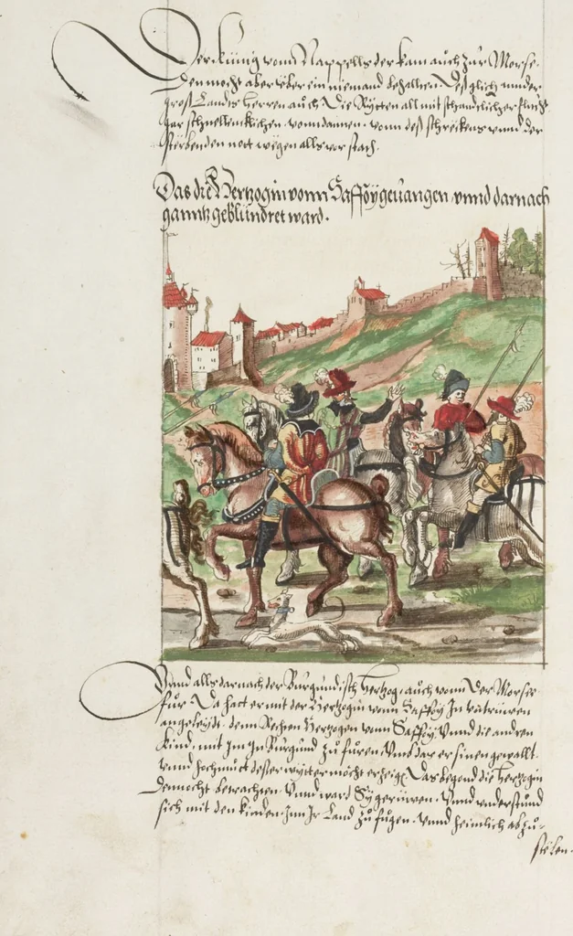 An illustration from Silbereisen: Chronicon Helvetiae, Part II, 1572, leaf 454