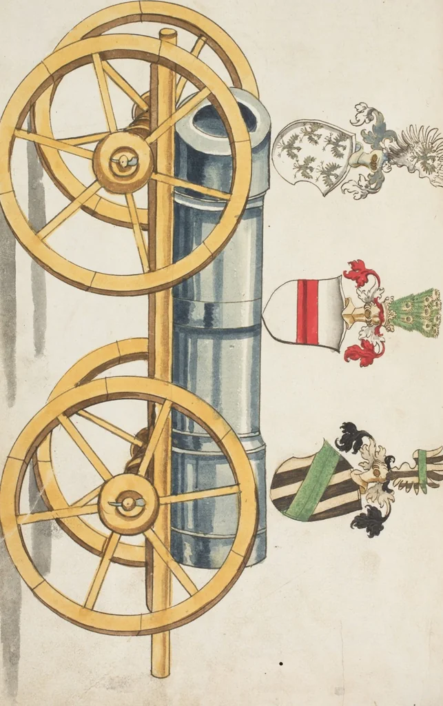 An illustration from Silbereisen: Chronicon Helvetiae, Part III, 1572, leaf 144