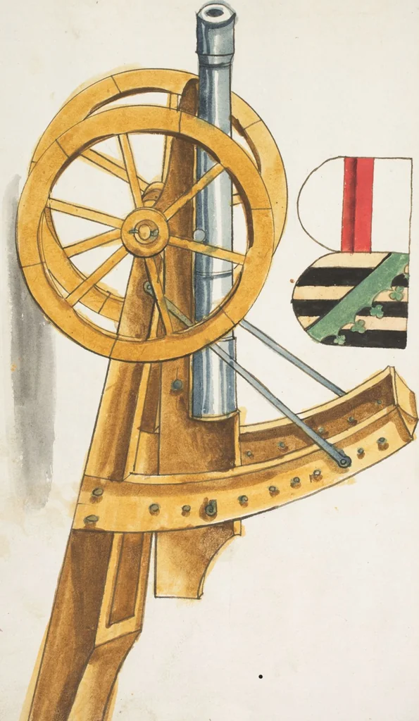 An illustration from Silbereisen: Chronicon Helvetiae, Part III, 1572, leaf 166