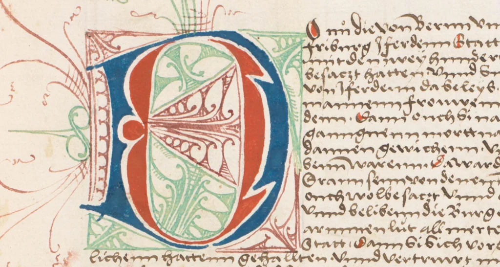 An illustration from Werner Schodoler, Eidgenössische Chronik, Vol. 3, 1514, leaf 325