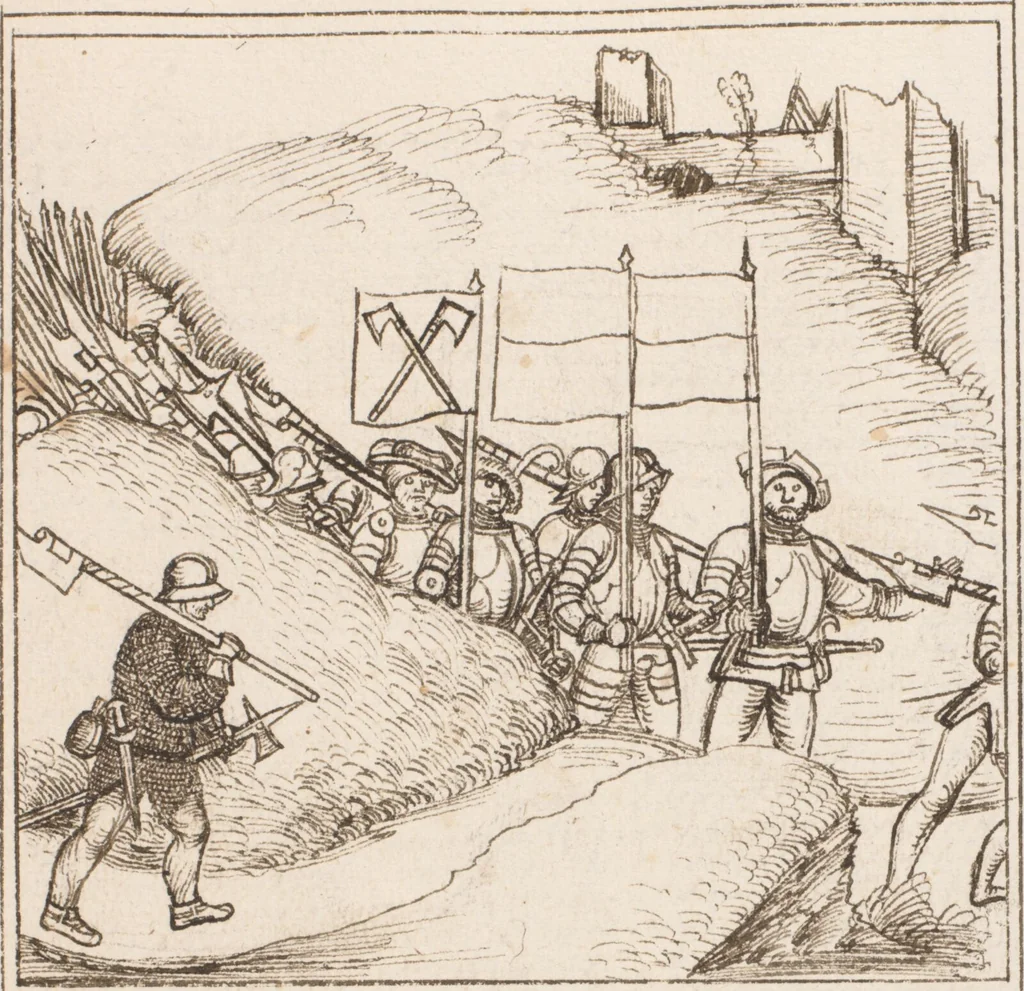 An illustration from Werner Schodoler, Eidgenössische Chronik, Vol. 3, 1514, leaf 333