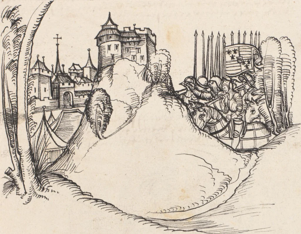 An illustration from Werner Schodoler, Eidgenössische Chronik, Vol. 3, 1514, leaf 391