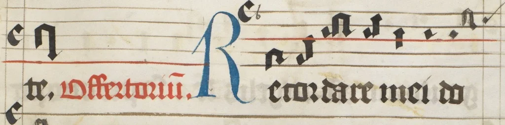 An illustration from Graduale, pars de tempore, 1550, leaf 445