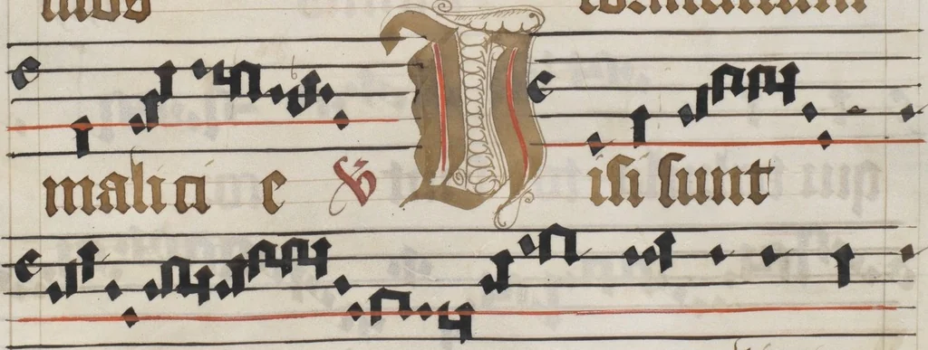 An illustration from Graduale, pars de sanctis, 1550, leaf 60