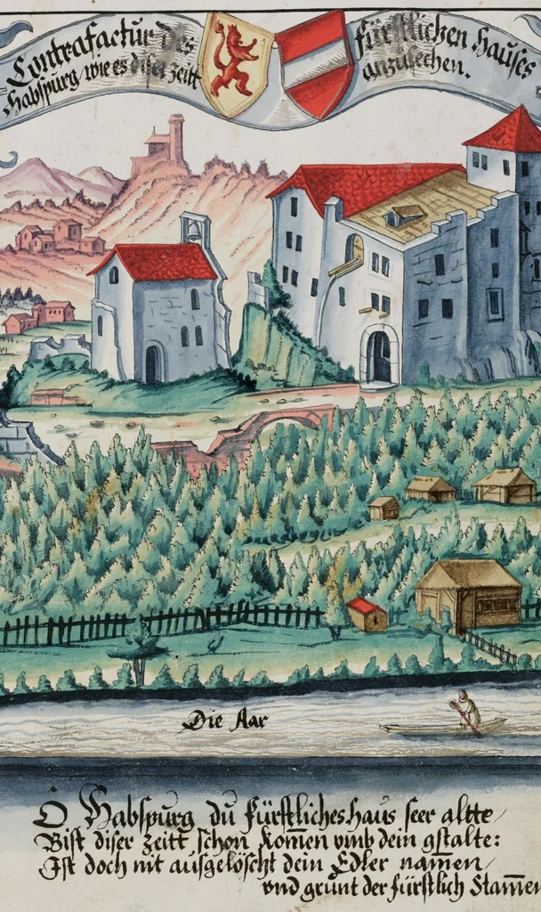 An illustration from Heraldry Guide of Hans Ulrich Fisch, 1627, leaf 61