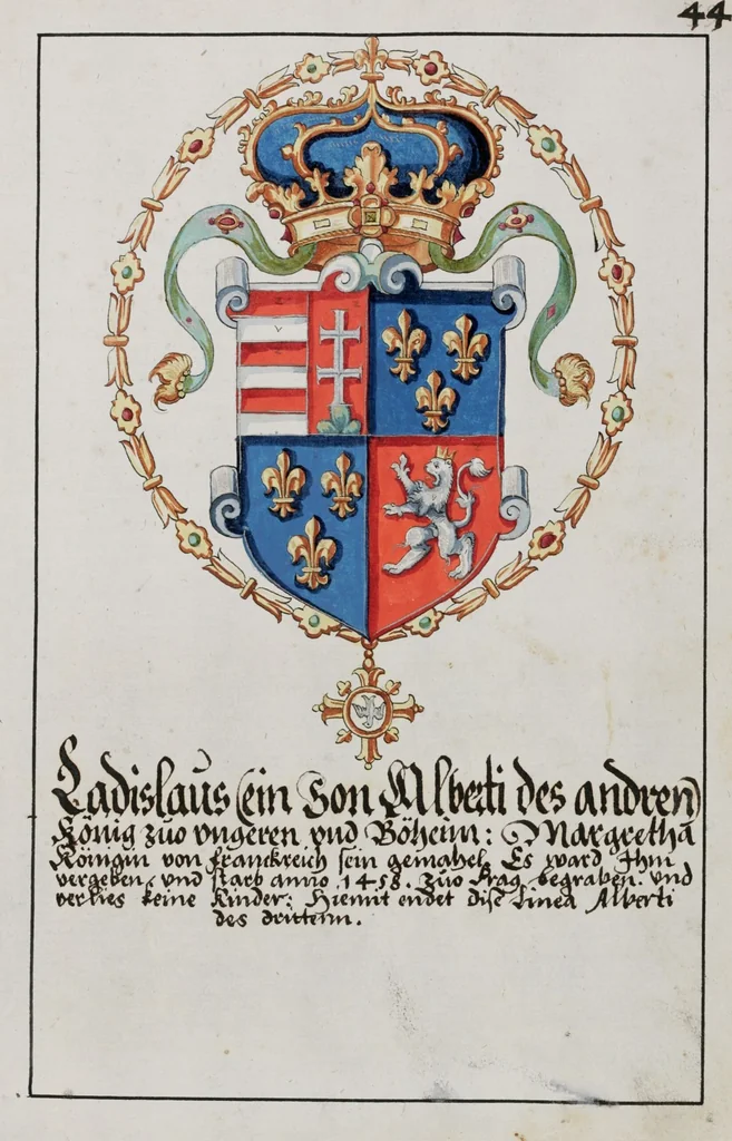 An illustration from Heraldry Guide of Hans Ulrich Fisch, 1627, leaf 99