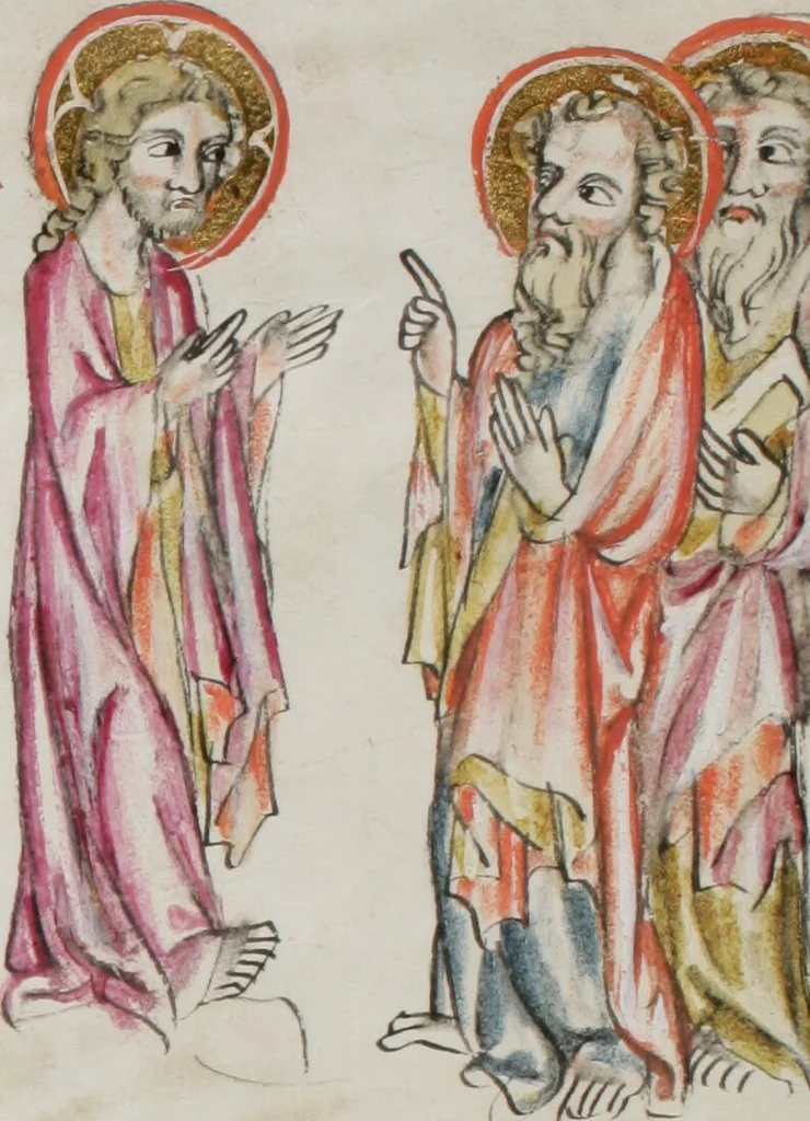 An illustration from Klosterneuburger Evangelienwerk, 1340, leaf 283