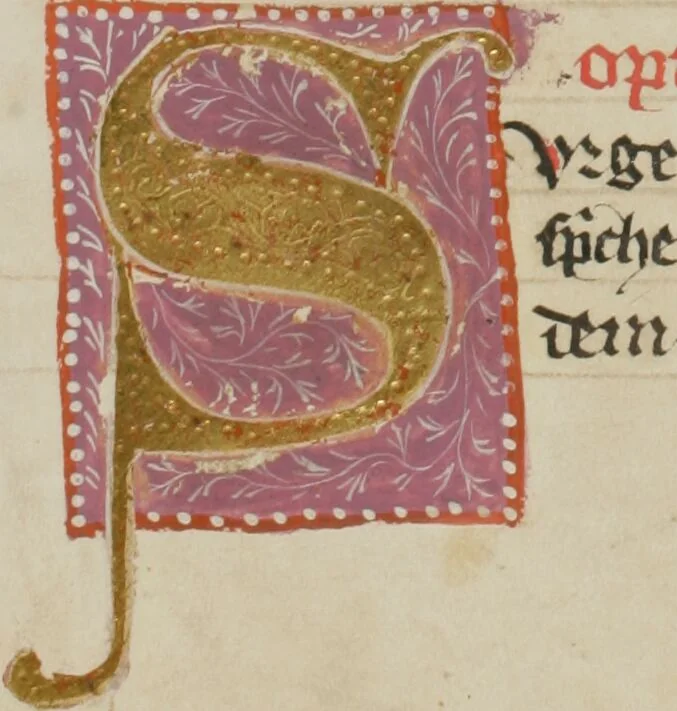 An illustration from Klosterneuburger Evangelienwerk, 1340, leaf 31