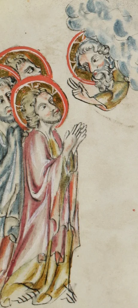An illustration from Klosterneuburger Evangelienwerk, 1340, leaf 426