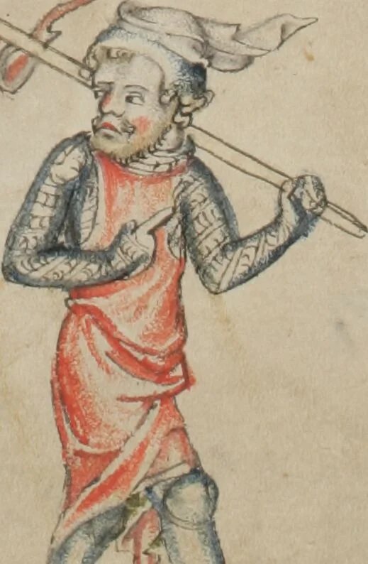 An illustration from Klosterneuburger Evangelienwerk, 1340, leaf 46