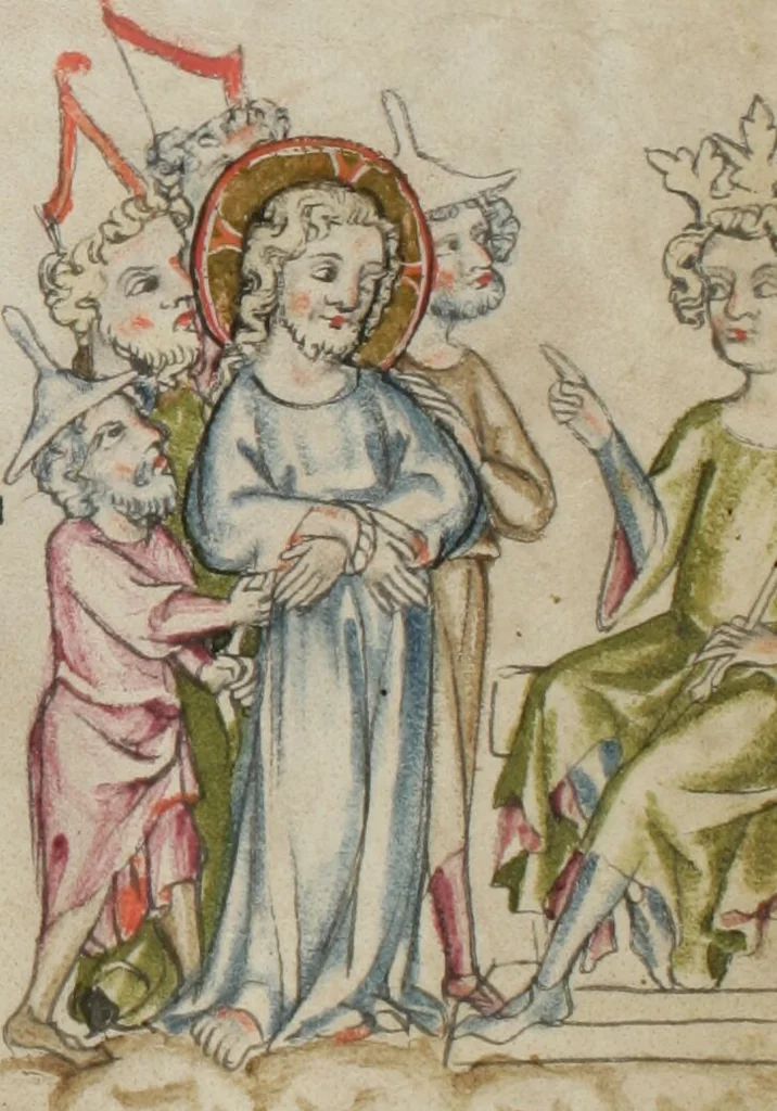 An illustration from Klosterneuburger Evangelienwerk, 1340, leaf 479