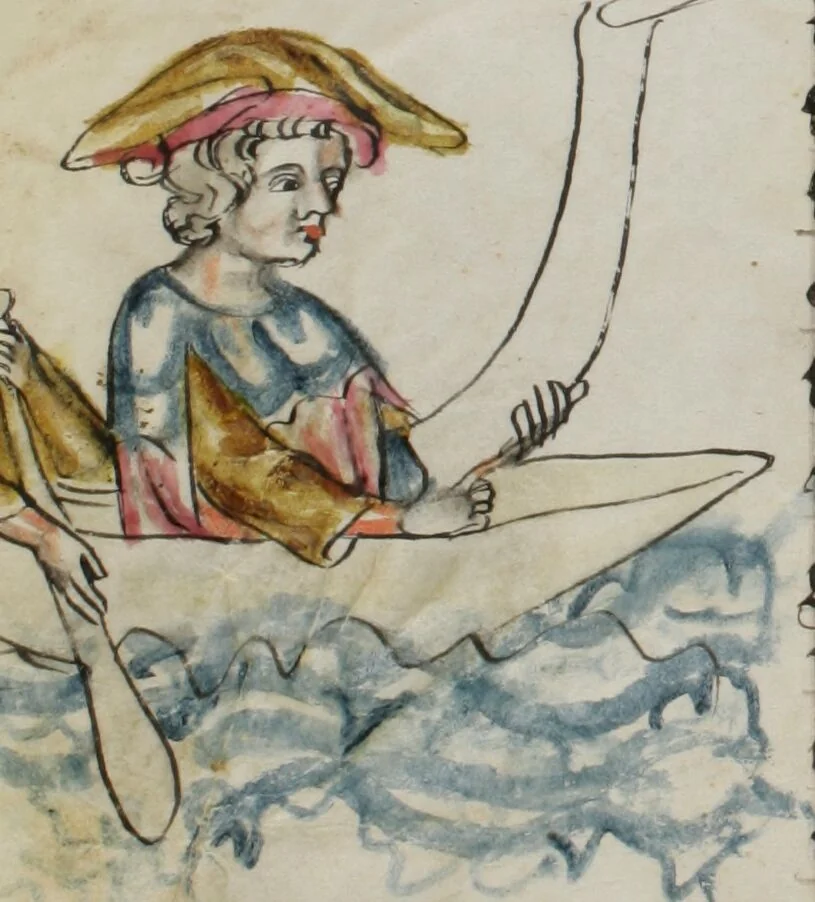 An illustration from Klosterneuburger Evangelienwerk, 1340, leaf 546