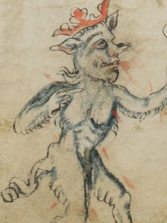 An illustration from Klosterneuburger Evangelienwerk, 1340, leaf 590