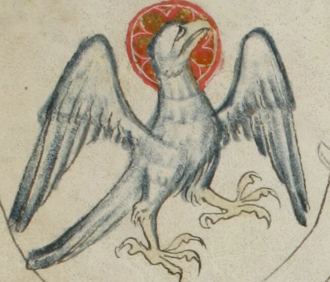An illustration from Klosterneuburger Evangelienwerk, 1340, leaf 78