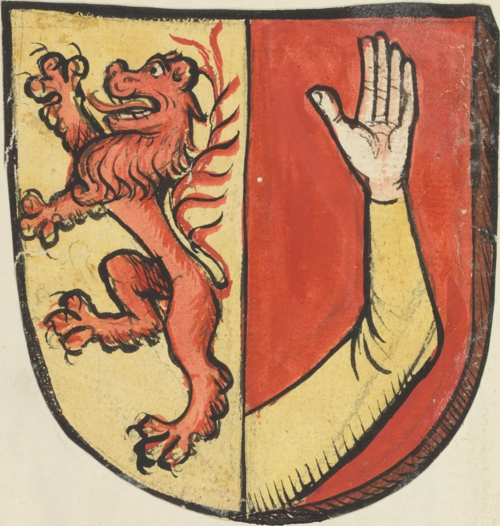 An illustration from Psalter with Nicholas of Lyra’s commentary (in German), 1450, leaf 2