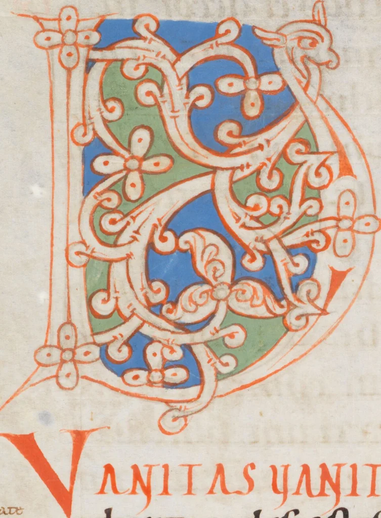 An illustration from Bibliorum sacrorum pars tertia, 1080, leaf 72