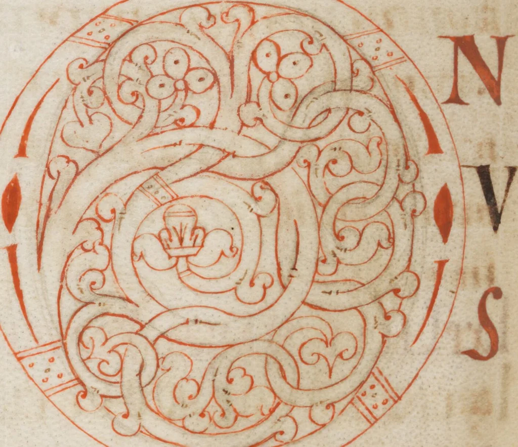 An illustration from Bibliorum sacrorum pars prima, 1080, leaf 548