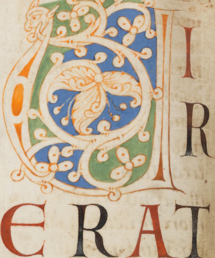 An illustration from Bibliorum sacrorum pars prima, 1080, leaf 600