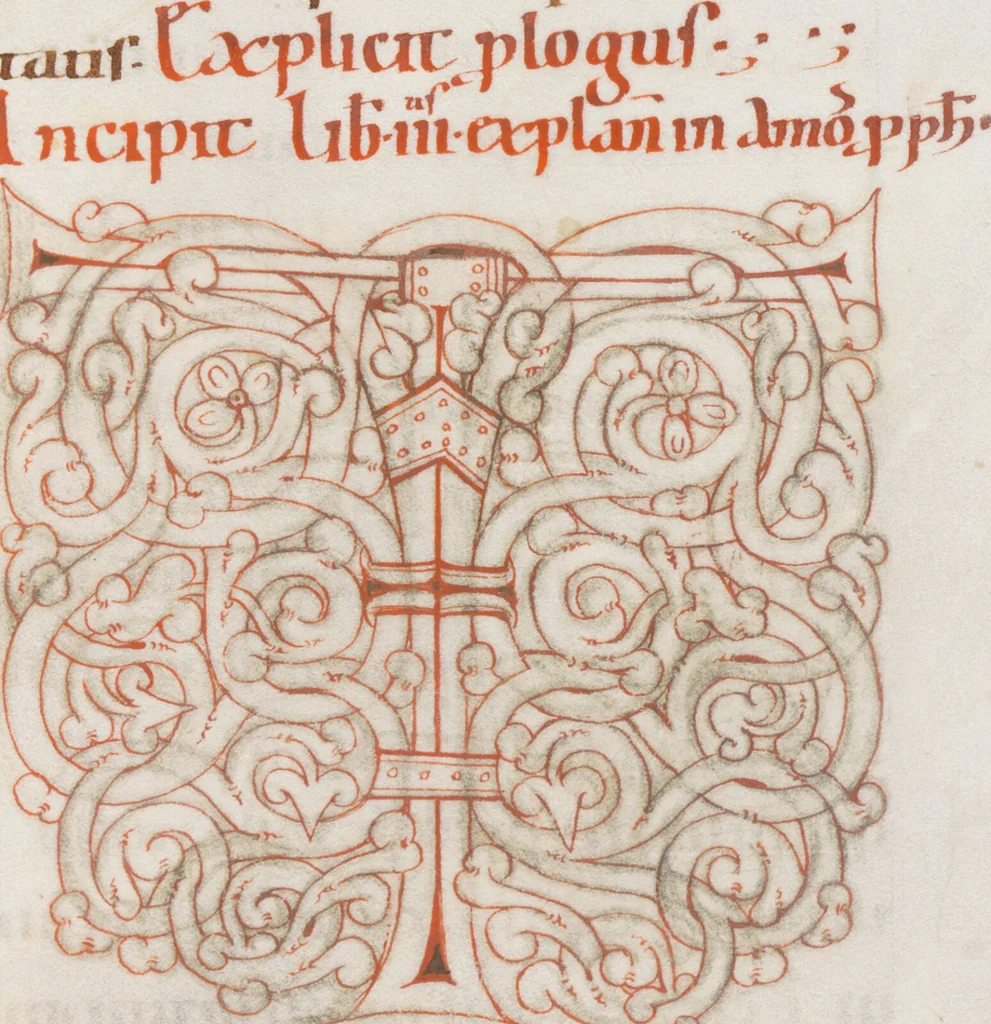 An illustration from Hieronymus, Expositio in 12 prophetas minores, pars prima, 1150, leaf 271