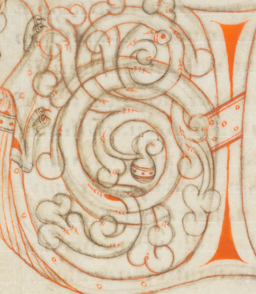 An illustration from Augustinus, 1100, leaf 21