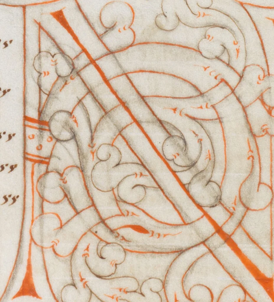 An illustration from Augustinus, 1100, leaf 240