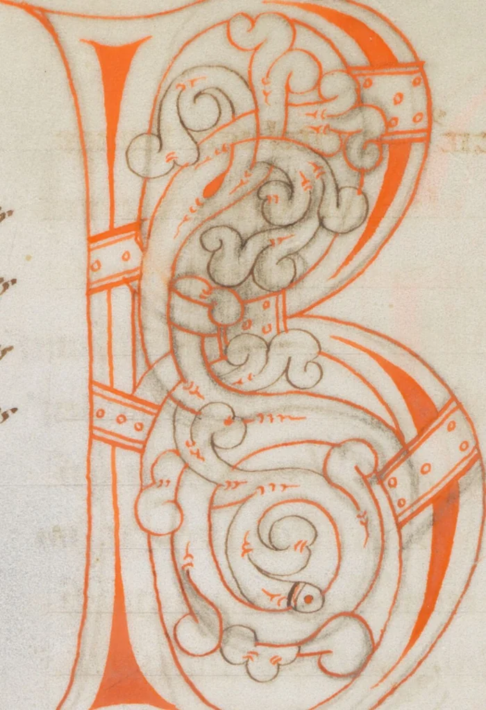 An illustration from Augustinus, 1100, leaf 308