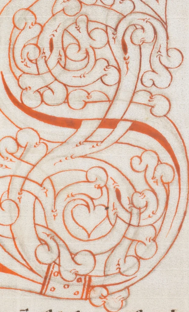 An illustration from Augustinus, 1100, leaf 384