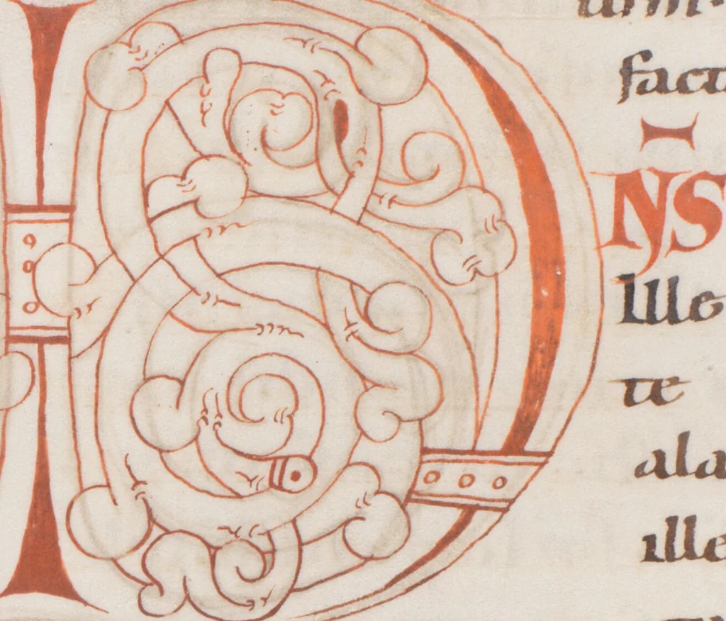 An illustration from Augustinus, 1100, leaf 572