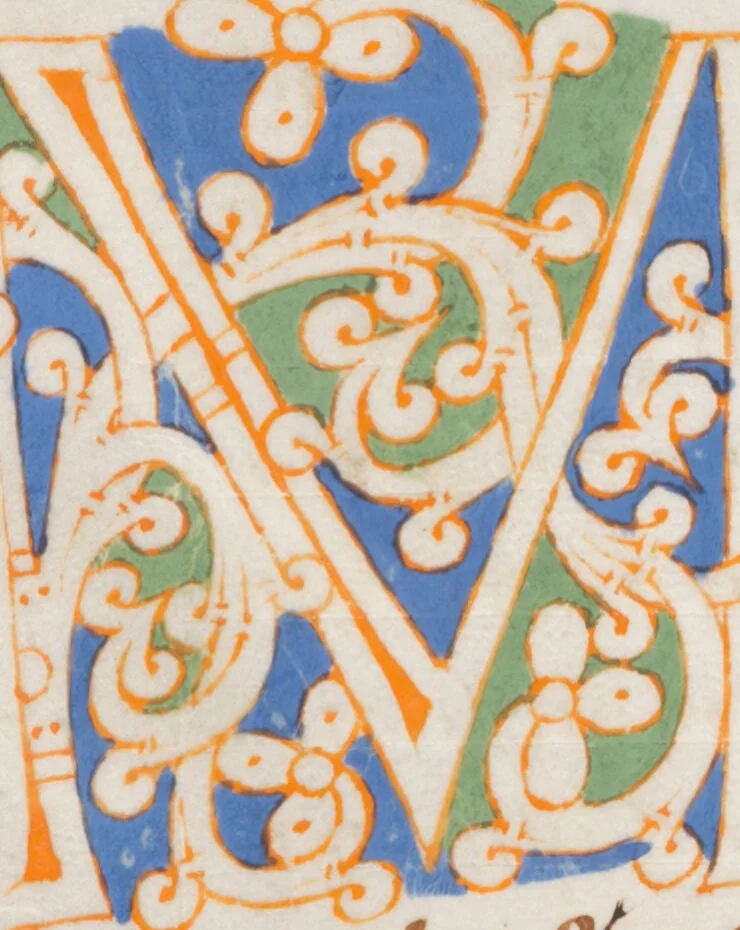 An illustration from Augustinus, In Johannis evangelium tractatus, 1080, leaf 402