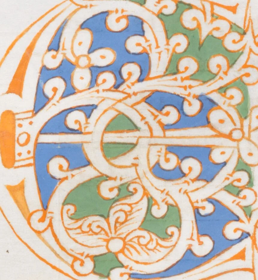 An illustration from Augustinus, In Johannis evangelium tractatus, 1080, leaf 440