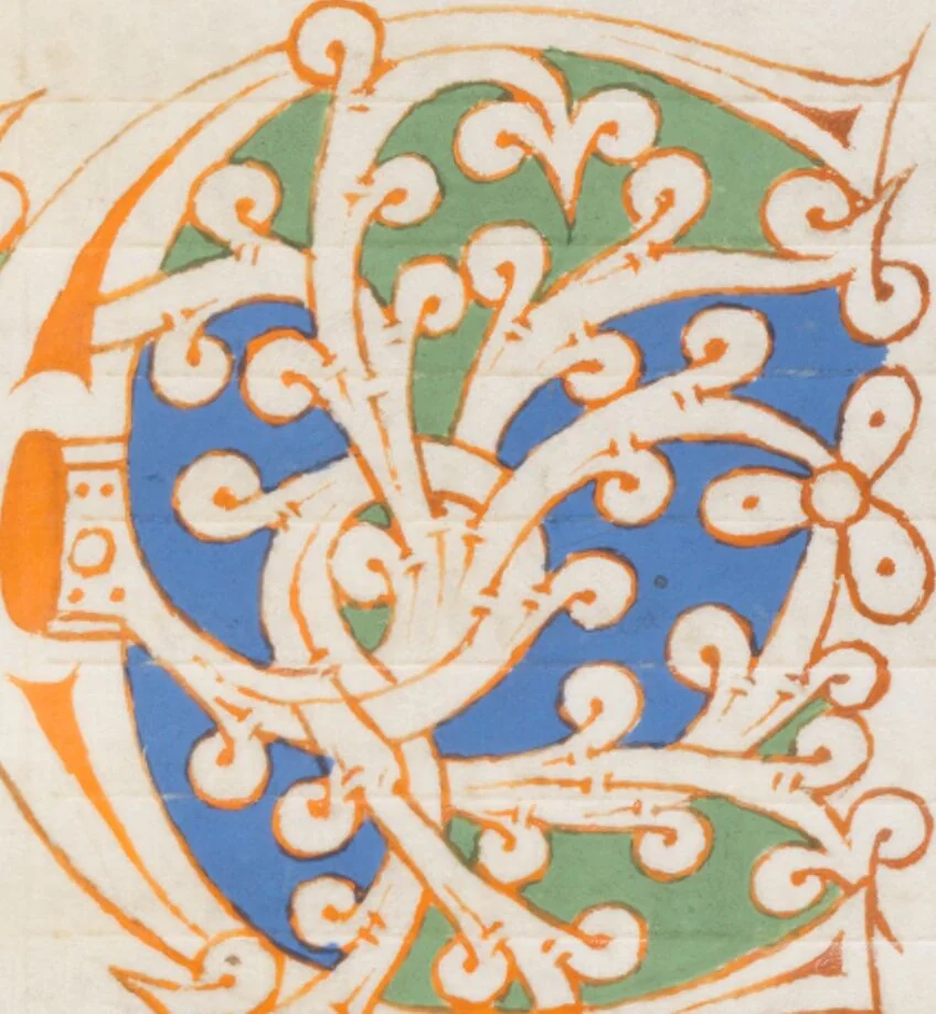 An illustration from Augustinus, In Johannis evangelium tractatus, 1080, leaf 497