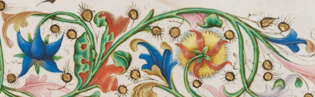 An illustration from Breviarium OFM (pars hiemalis), 1459, leaf 217