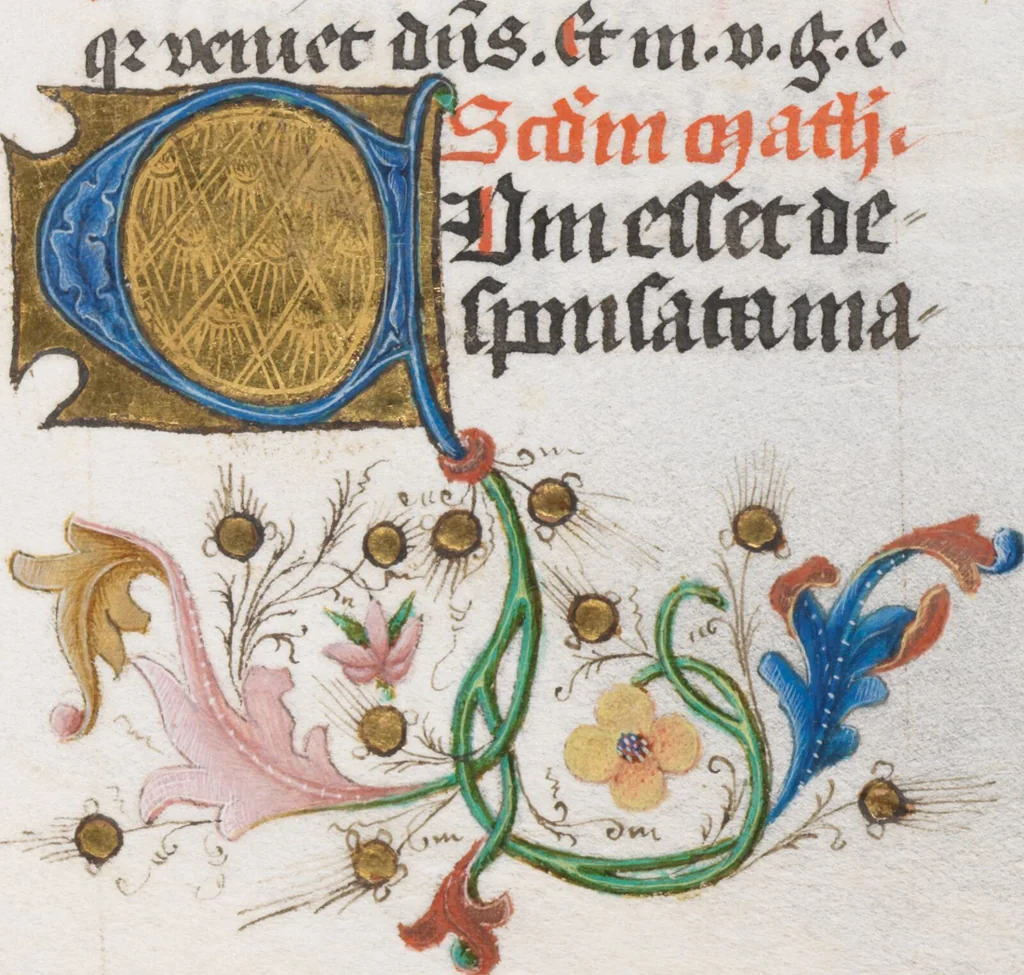 An illustration from Breviarium OFM (pars hiemalis), 1459, leaf 289