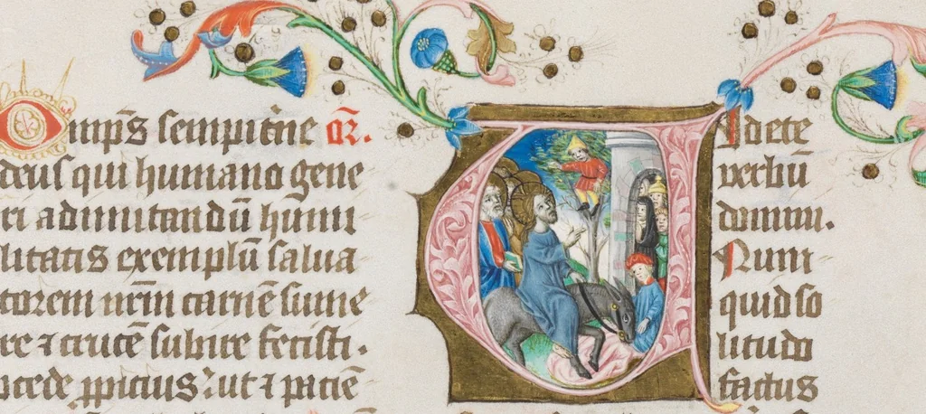 An illustration from Breviarium OFM (pars hiemalis), 1459, leaf 597
