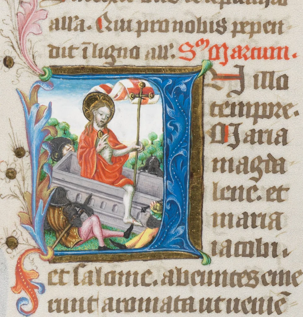 An illustration from Breviarium OFM (pars hiemalis), 1459, leaf 639