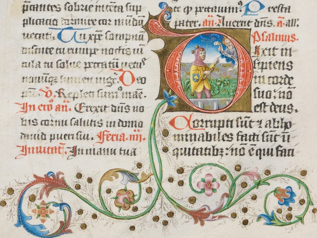 An illustration from Breviarium OFM (pars hiemalis), 1459, leaf 84