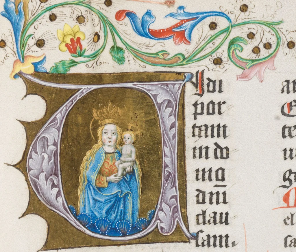 An illustration from Breviarium OFM (pars hiemalis), 1459, leaf 881
