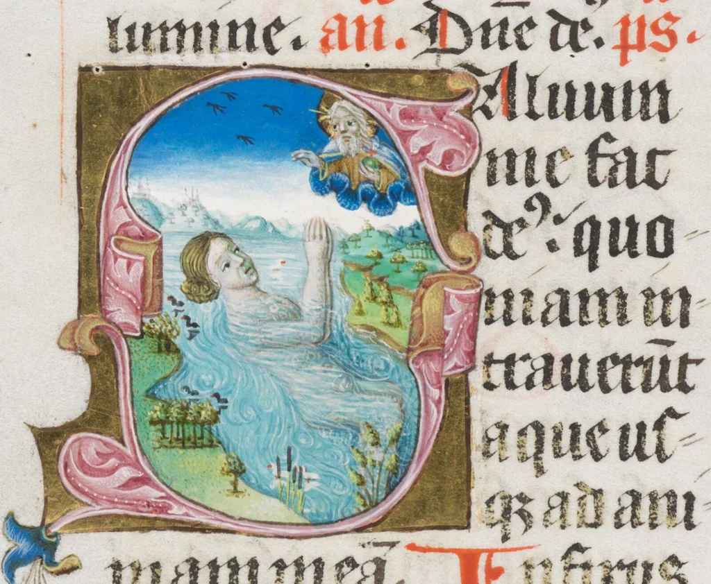 An illustration from Breviarium OFM (pars hiemalis), 1459, leaf 99