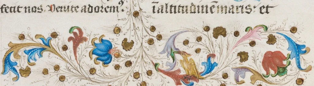 An illustration from Breviarium OFM (pars hiemalis), 1459, leaf 99