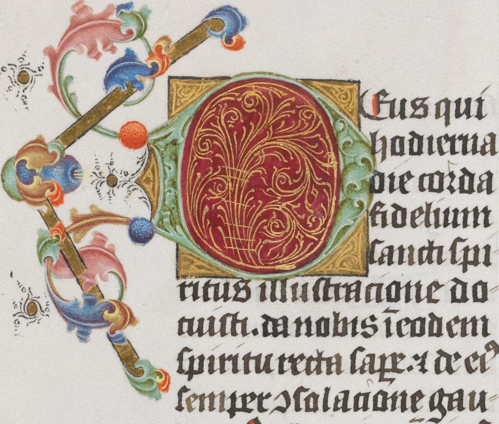 An illustration from Breviarium OFM (pars aestivalis), 1460, leaf 208