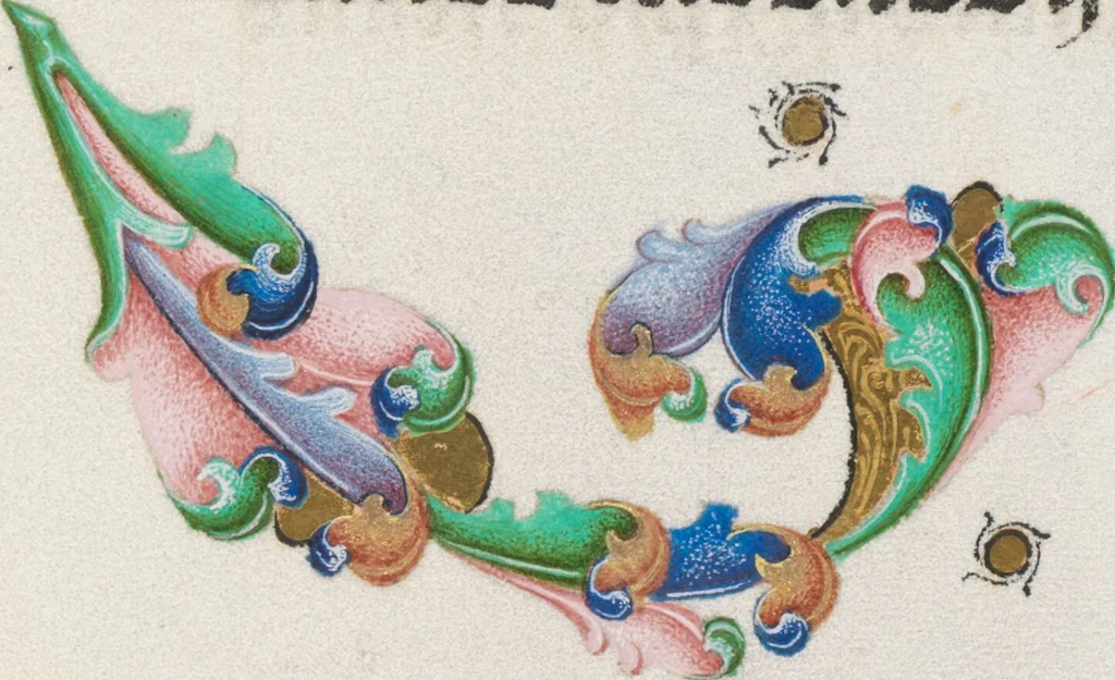 An illustration from Breviarium OFM (pars aestivalis), 1460, leaf 659