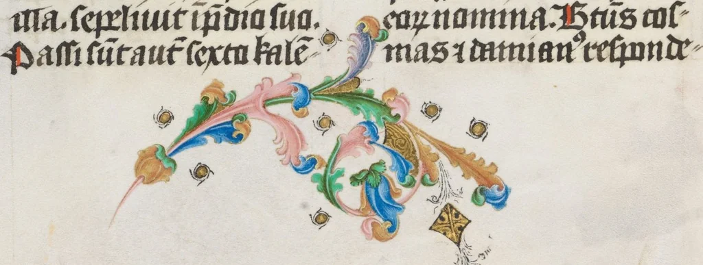 An illustration from Breviarium OFM (pars aestivalis), 1460, leaf 790