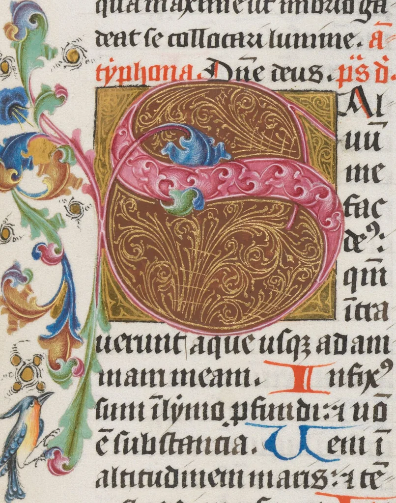 An illustration from Breviarium OFM (pars aestivalis), 1460, leaf 93
