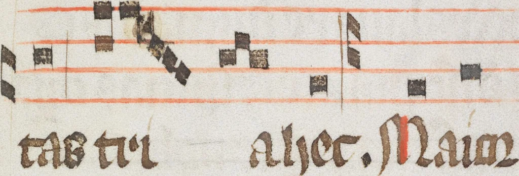 An illustration from Processional of Münsterlingen (TG), 1487, leaf 53