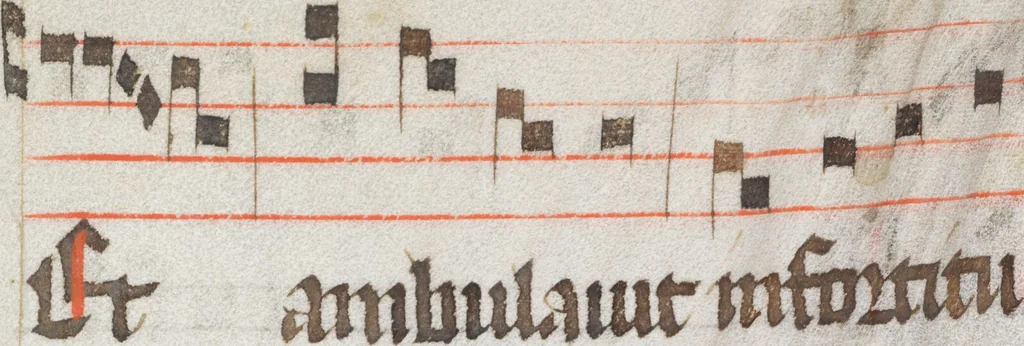 An illustration from Processional of Münsterlingen (TG), 1487, leaf 75