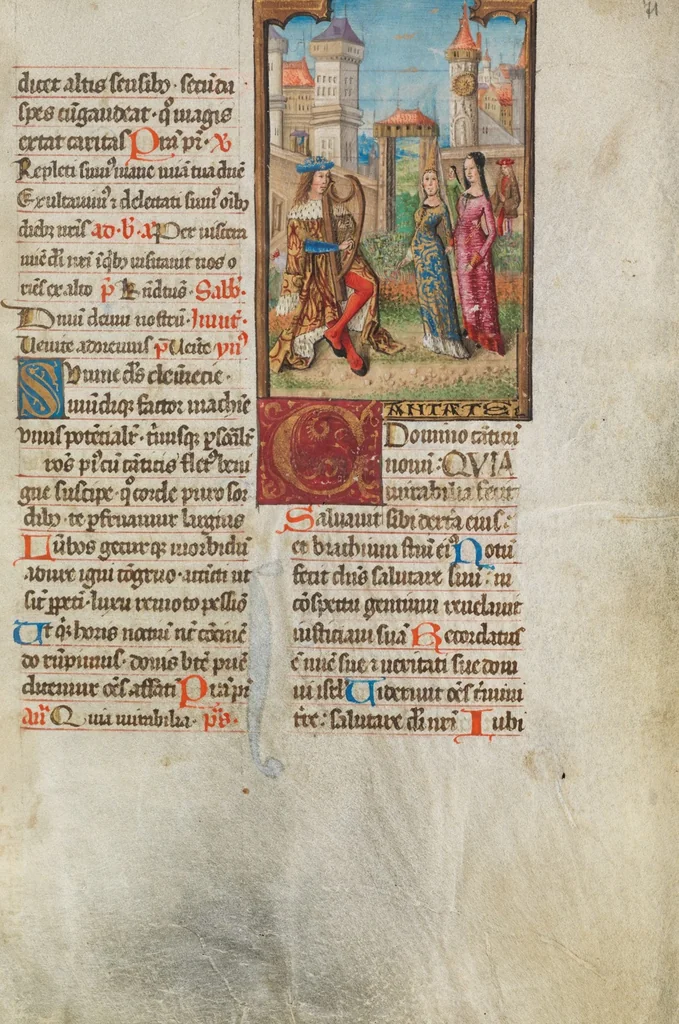 An illustration from Breviary of Jost von Silenen, <i>pars hiemalis</i>, 1493, leaf 145
