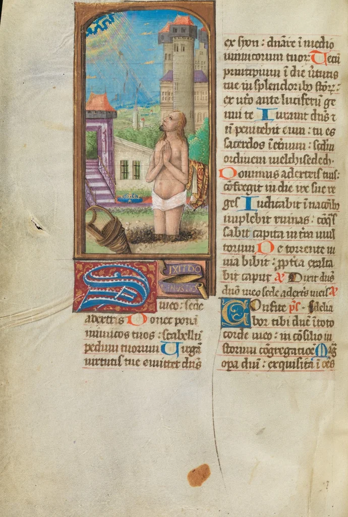 An illustration from Breviary of Jost von Silenen, <i>pars hiemalis</i>, 1493, leaf 168