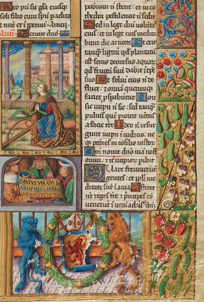 An illustration from Breviary of Jost von Silenen, <i>pars hiemalis</i>, 1493, leaf 23
